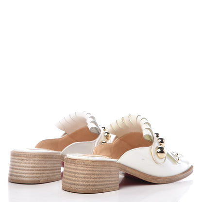 Christian Louboutin Calfskin Octavian Mula 36 Latte 4 of 10