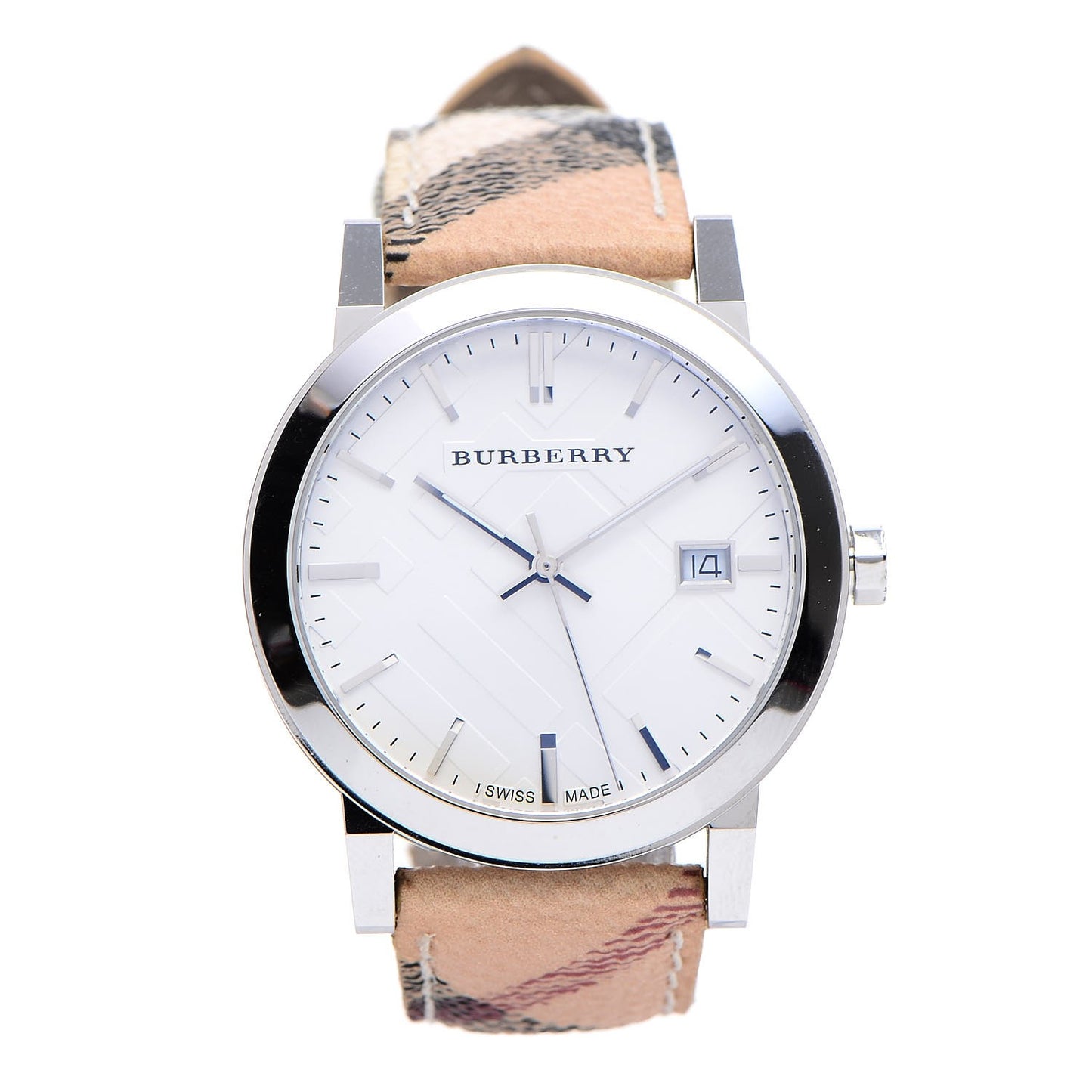 Stainless Steel Calfskin 38mm The City Quartz Watch BU9025