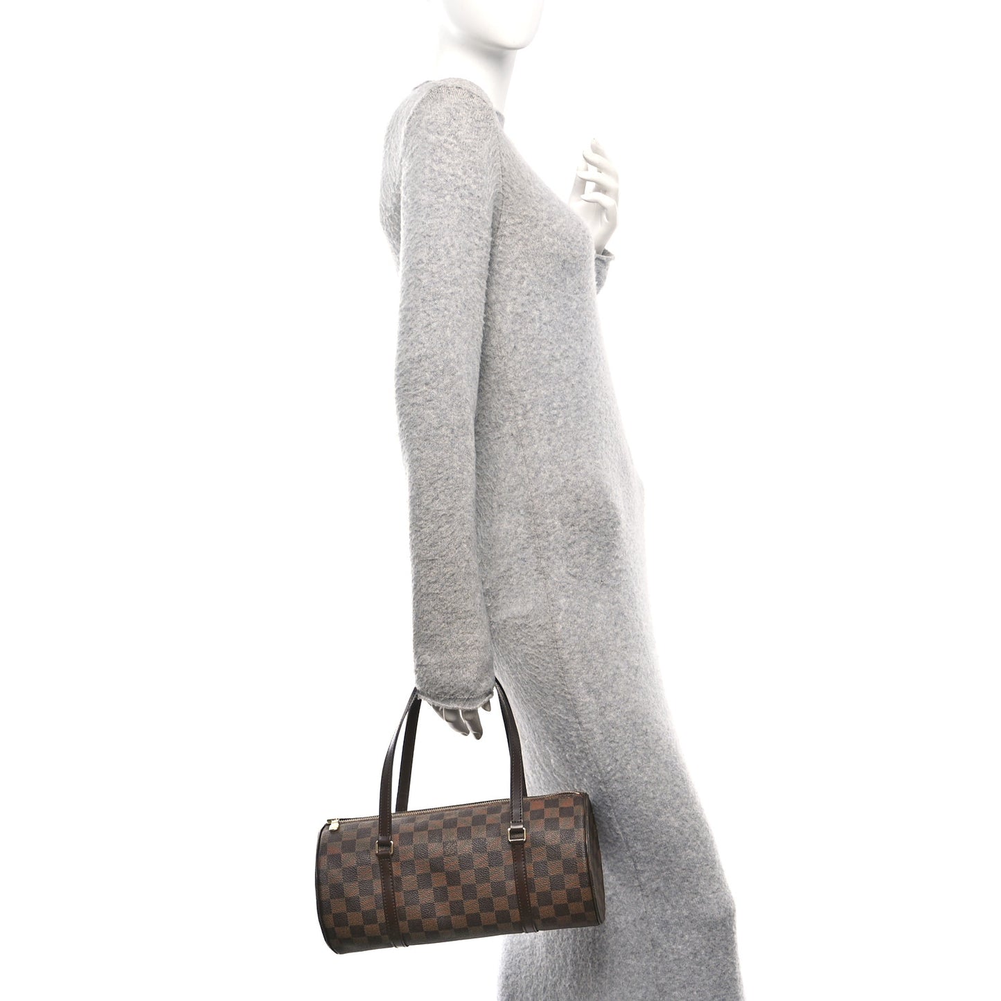 Damier Ebene Papillon 30 With Companion