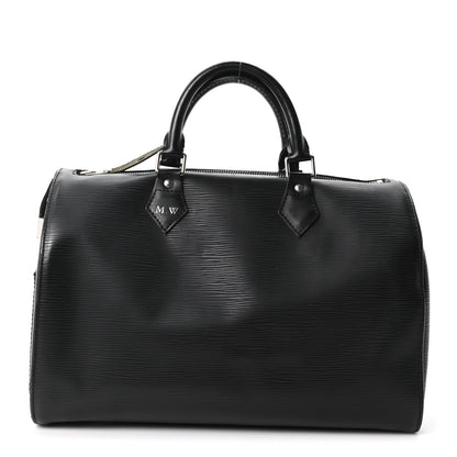 Louis Vuitton Epi Speedy 30 Black 1 of 10