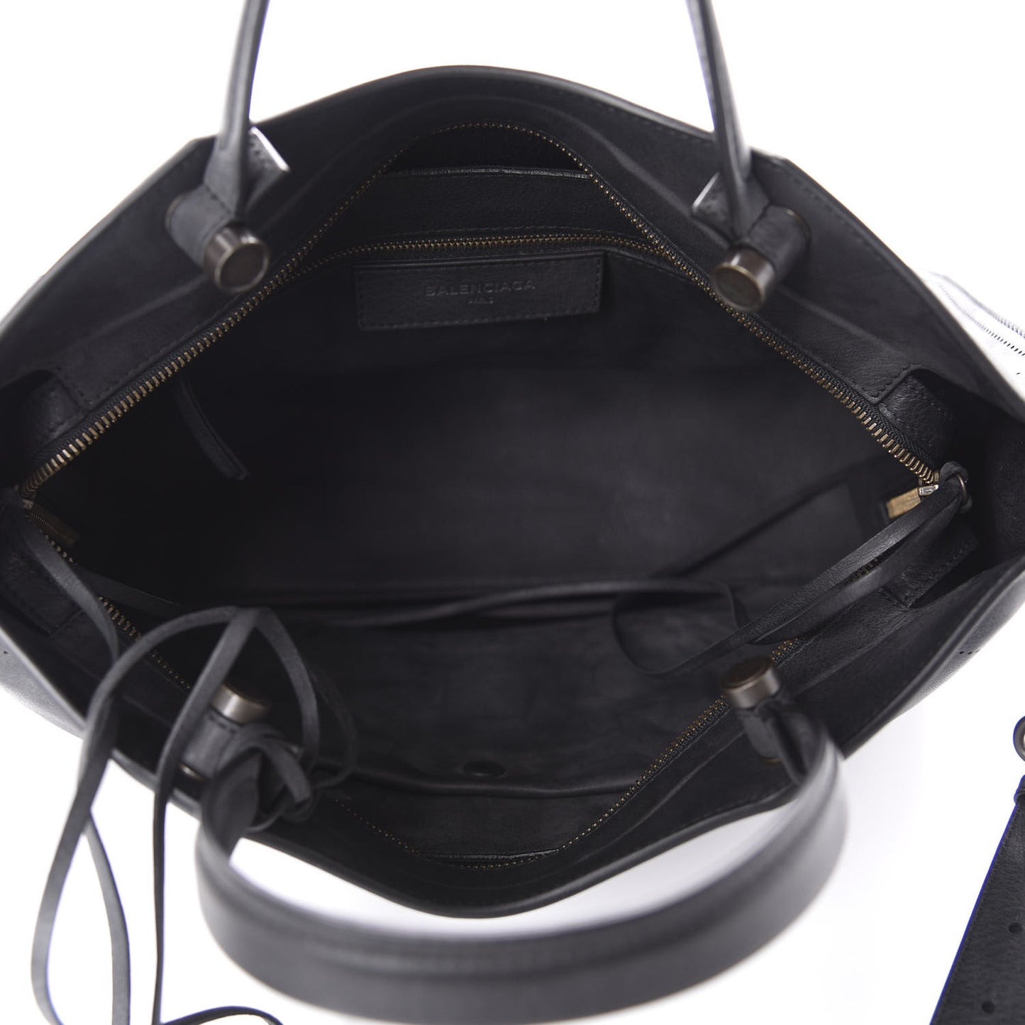 Veau Soyeux Perforated Blackout Hardware City Black