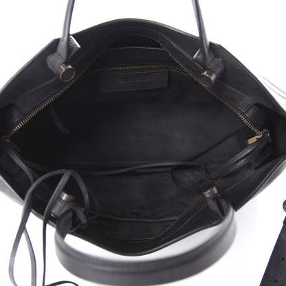 Balenciaga Veau Soyeux Perforated Blackout Hardware City Black 5 of 10