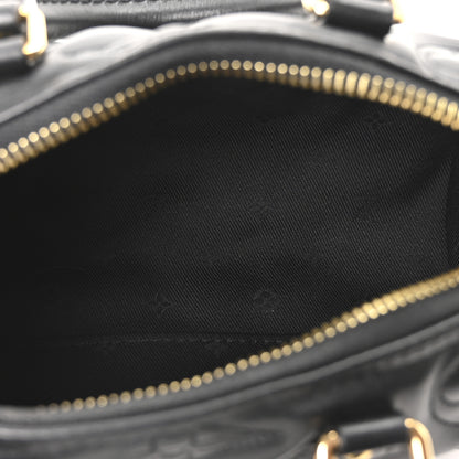Louis Vuitton Calfskin Bubblegram Papillon BB Black 5 of 9