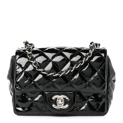 Chanel Patent Calfskin Quilted Mini Square Flap Black 1 of 11