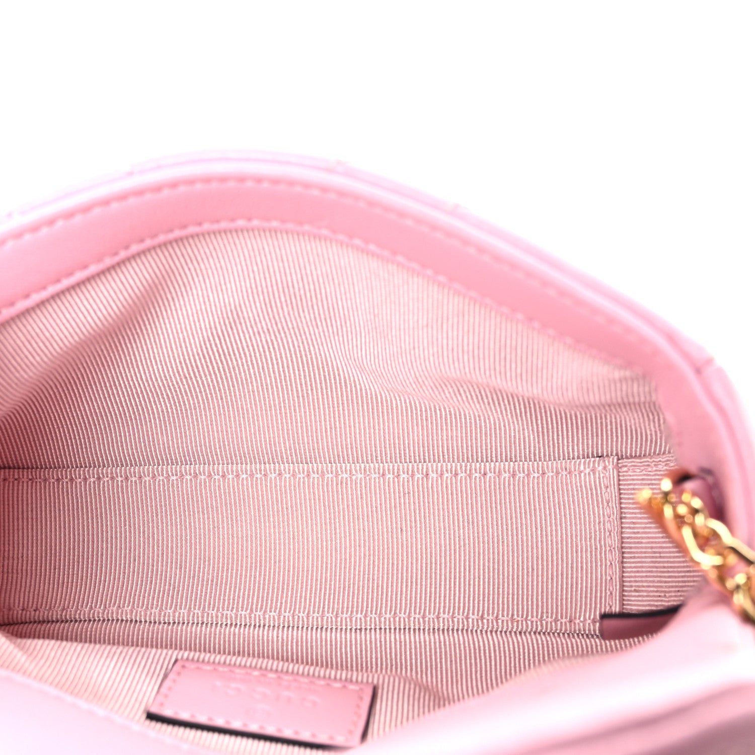 Gucci Lambskin Matelasse Mini GG Marmont Shoulder Bag Light Pink 5 of 11