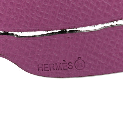 Hermes Epsom Togo Petit H Shell Bag Charm Anemone Vert De Gris 3 of 4