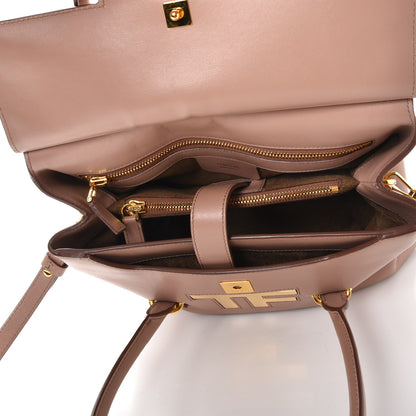 Tom Ford Smooth Calfskin Medium Icon Bag Blush Nude 6 of 10