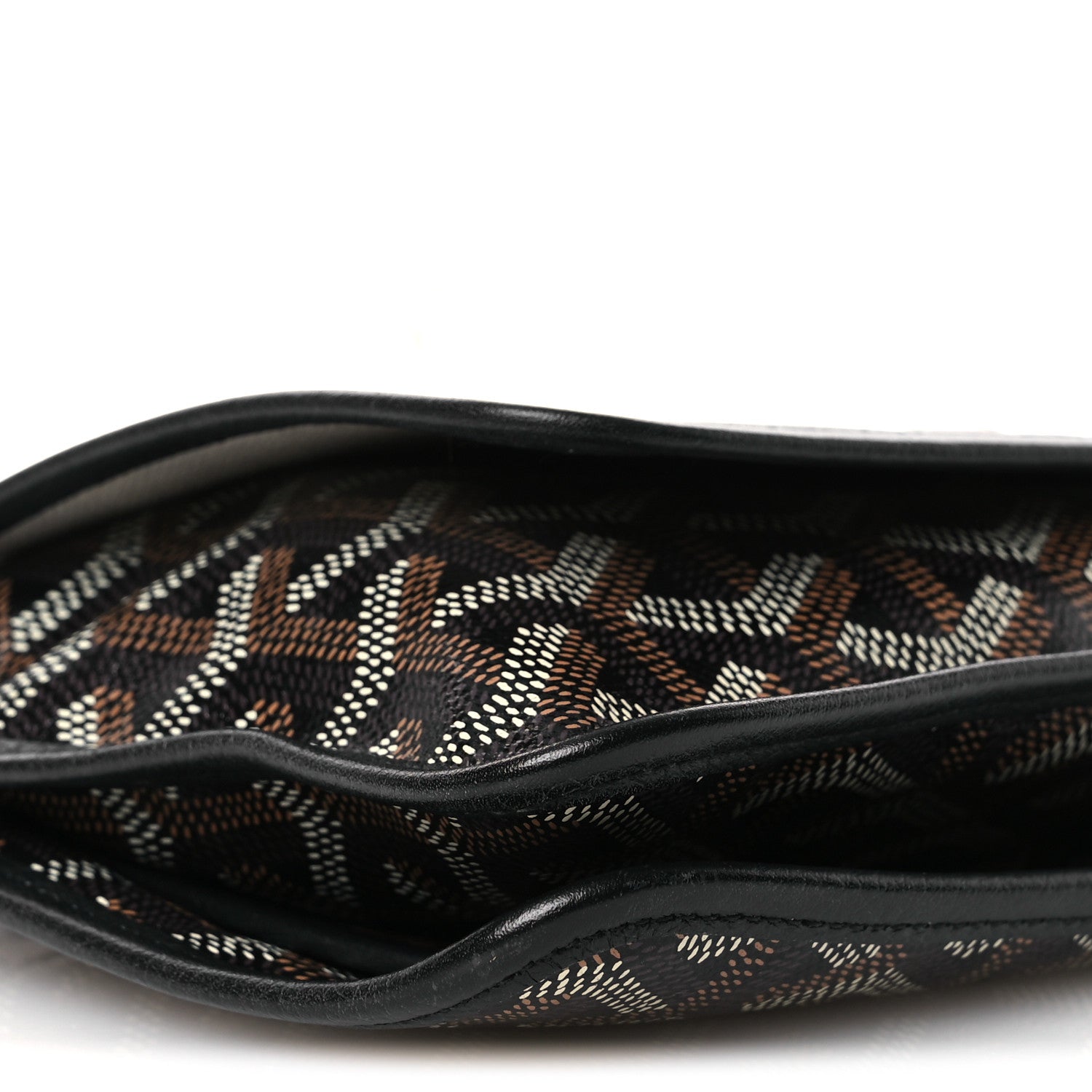 Goyard Goyardine Plumet Wallet Clutch Black 8 of 10