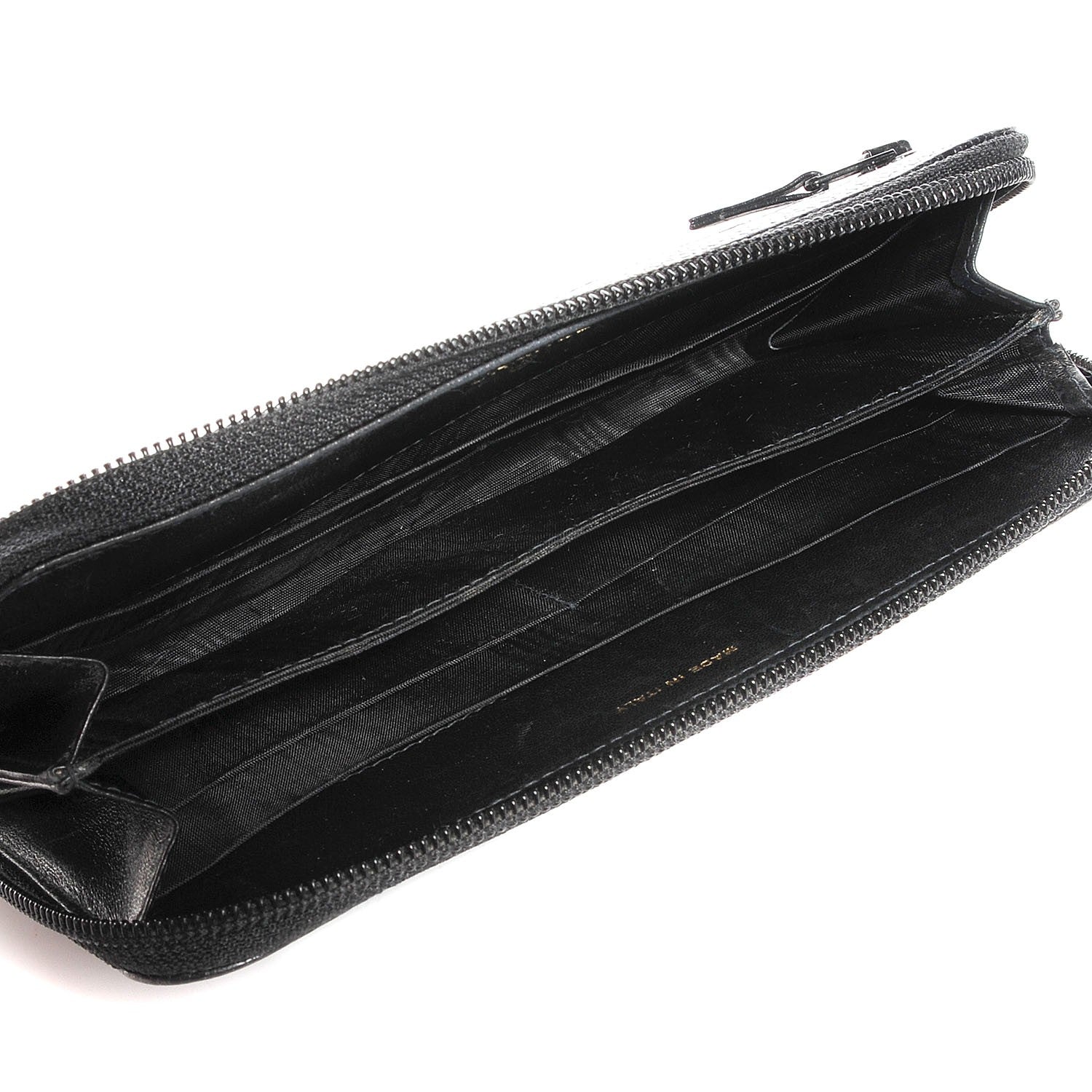 Chanel Caviar Large Timeless CC Zip Around Wallet Black 5 of 8