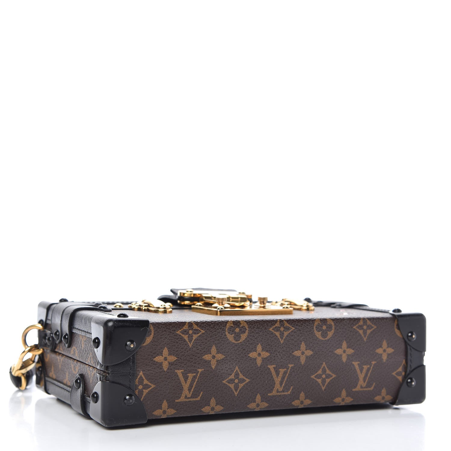 Louis Vuitton Monogram Petite Malle Black 4 of 9