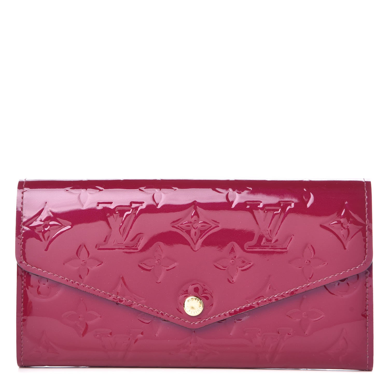 Louis Vuitton Vernis Sarah Wallet NM Magenta 1 of 6