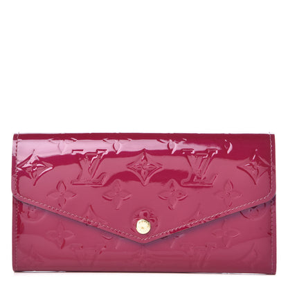 Louis Vuitton Vernis Sarah Wallet NM Magenta 1 of 6