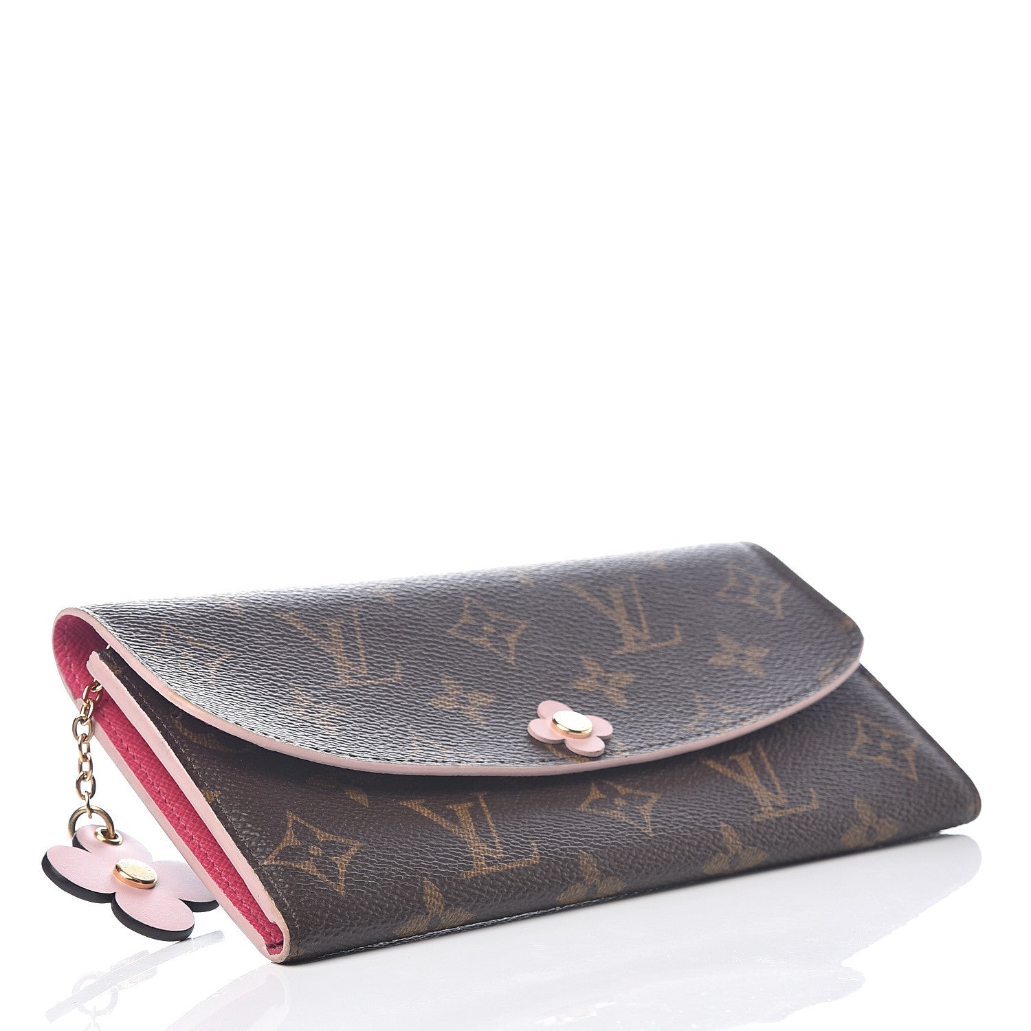 Louis Vuitton Monogram Bloom Flower Emilie Wallet 3 of 6