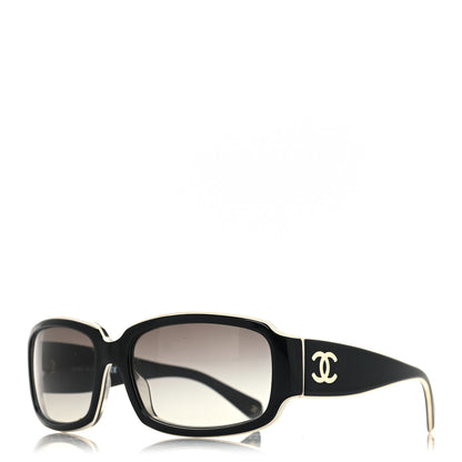 Chanel CC Sunglasses 5144 Black White 1 of 10