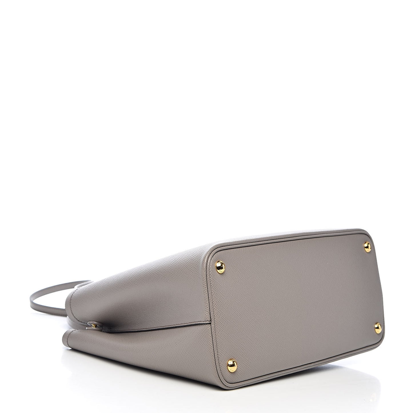 Saffiano Cuir Medium Double Bag Argilla