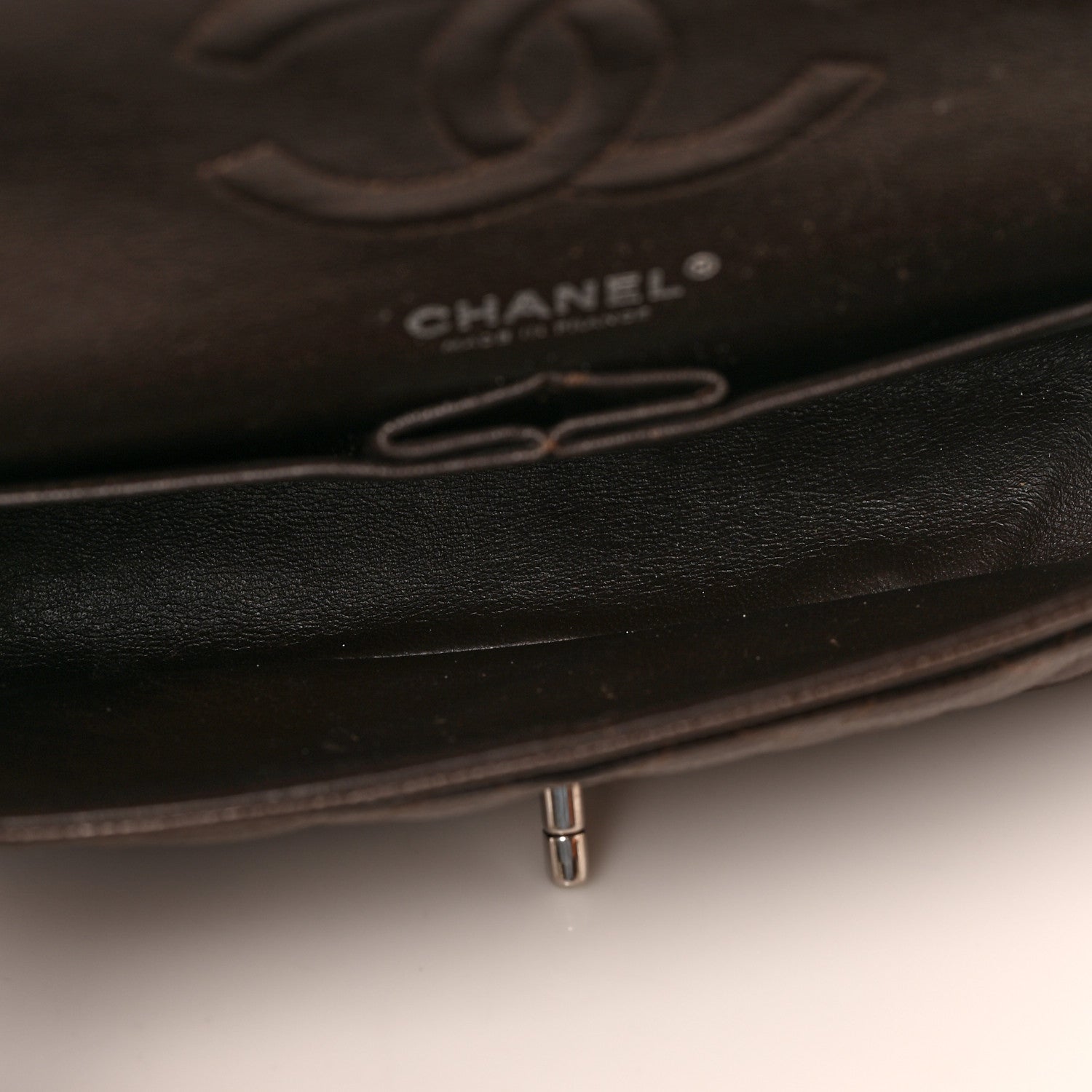 Chanel Caviar Quilted Medium Double Flap Brown 5 of 9