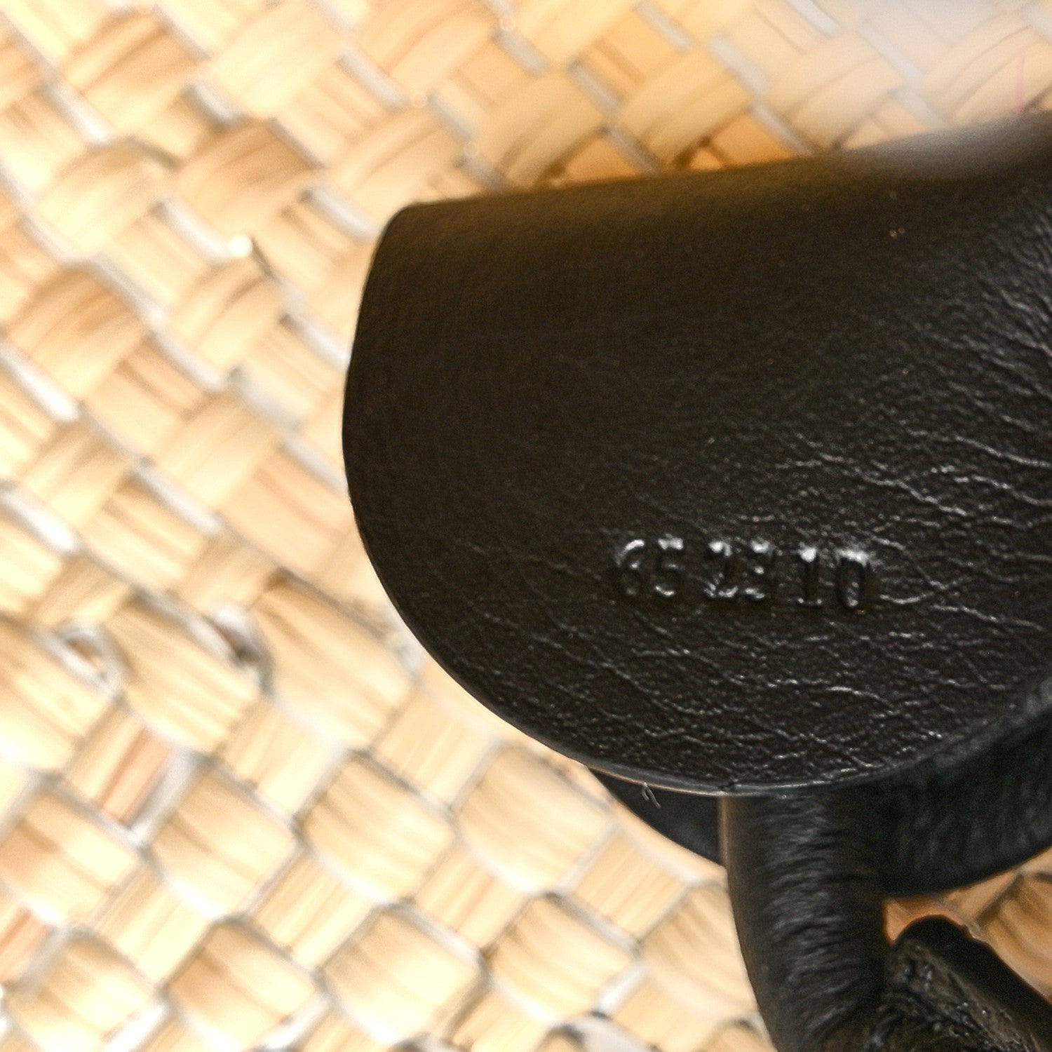 Loewe Calfskin Raffia Paulas Ibiza Sparkling Metallic Anagram Basket Tote Bag Natural Silver 6 of 9