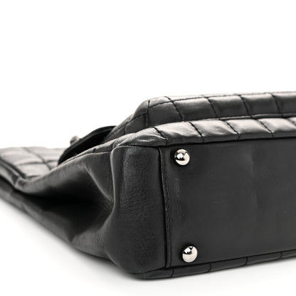 Chanel Lambskin Quilted Chocolate Bar Mademoiselle Shoulder Bag Black 8 of 9