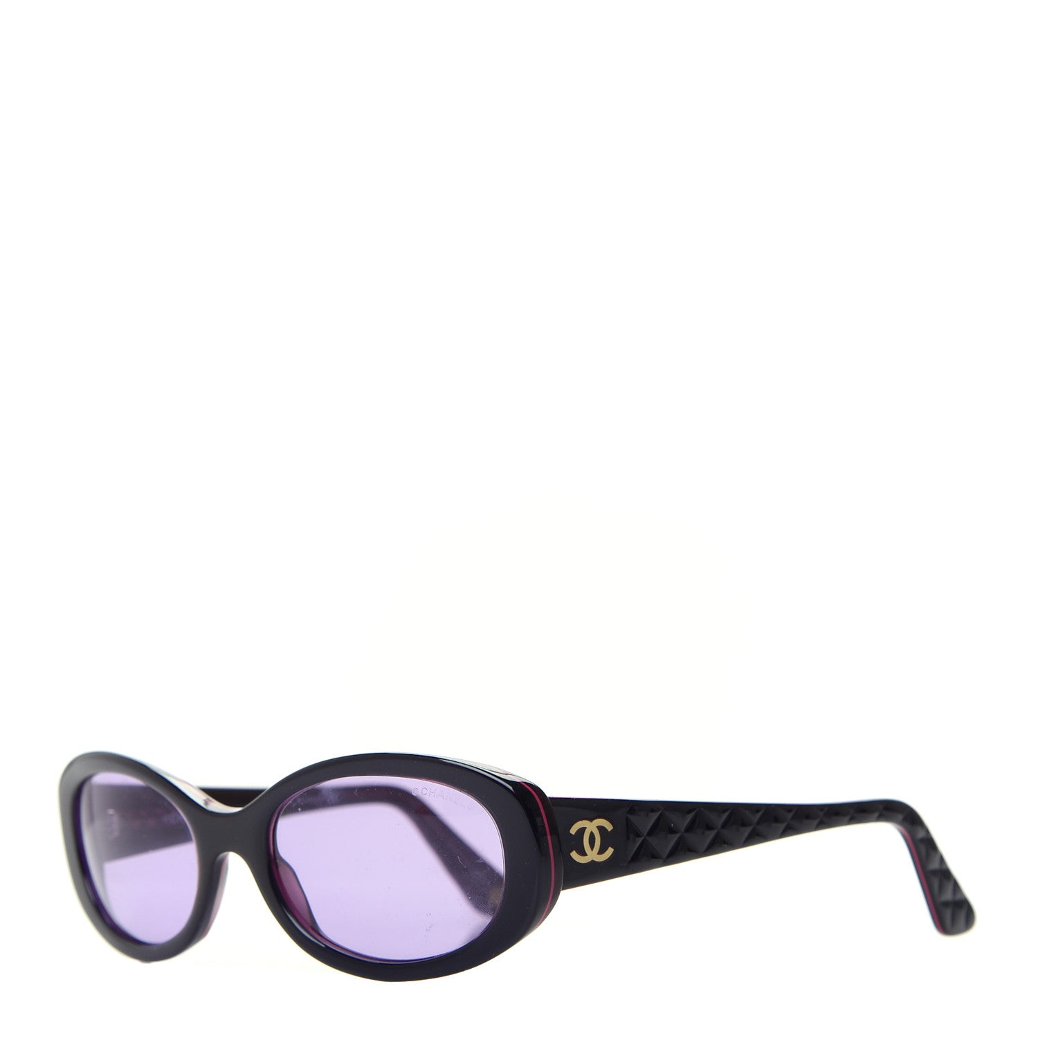 Chanel Acetate Quilted CC Sunglasses 5023 Black 1 of 8