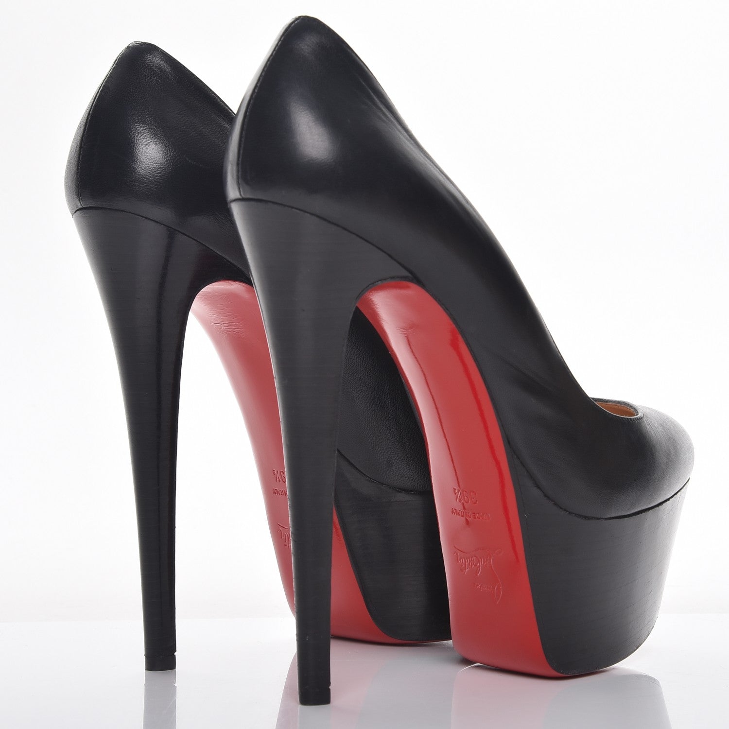 Christian Louboutin Kid Victoria 160 Pumps 39.5 Black 4 of 12