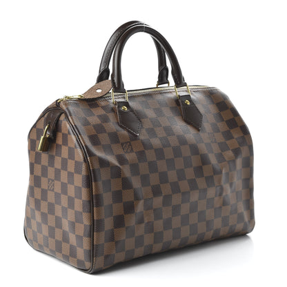 Louis Vuitton Damier Ebene Speedy 30 3 of 10