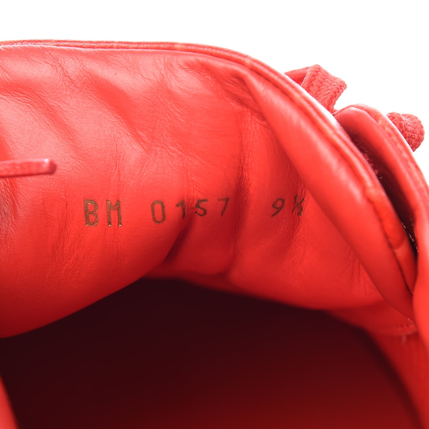Louis Vuitton Calfskin Crocodile Embossed Run Away Sneakers 9.5 Red 8 of 8