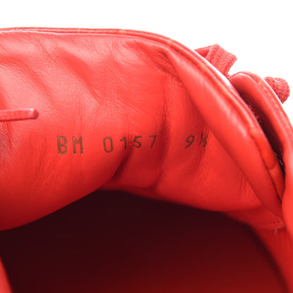 Louis Vuitton Calfskin Crocodile Embossed Run Away Sneakers 9.5 Red 8 of 8