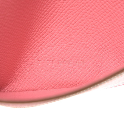 Hermes Epsom Bearn Gusset Wallet Rose Confetti 7 of 8