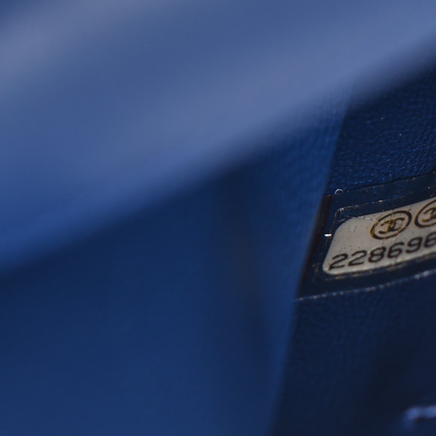 Chanel Lambskin Quilted Extra Mini Wallet On Chain WOC Navy 8 of 8