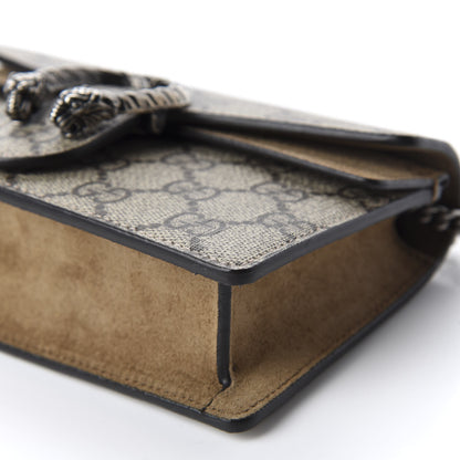Gucci GG Supreme Monogram Super Mini Dionysus Shoulder Bag Taupe 7 of 9