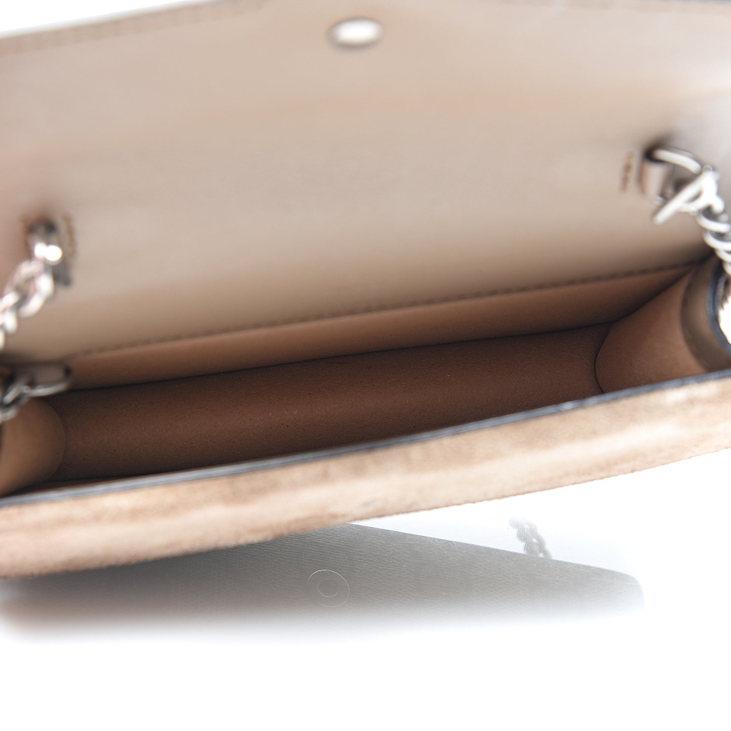 GG Supreme Monogram Super Mini Dionysus Shoulder Bag Taupe