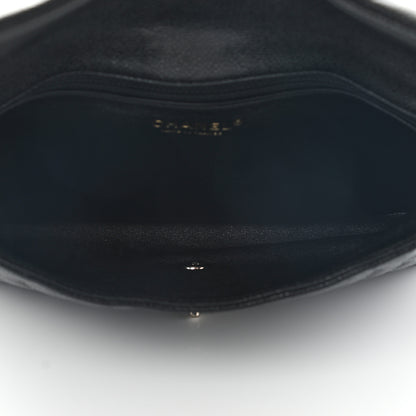 Chanel Caviar Quilted Flap Clutch Black 4 of 10