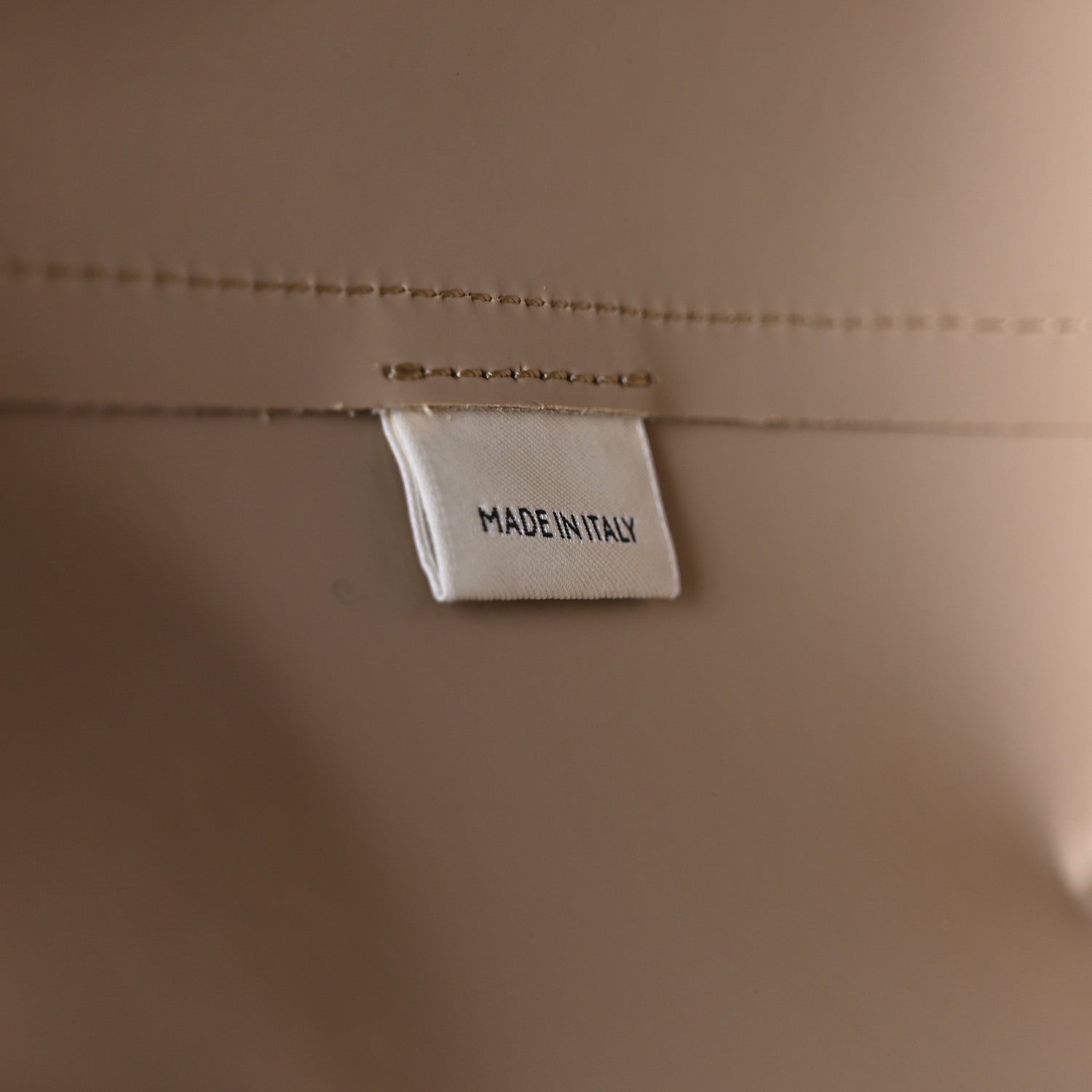 Mansur Gavriel Saffiano Mini Mini Bucket Bag Beige 7 of 10