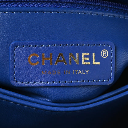 Chanel Caviar Quilted Mini Coco Handle Flap Blue 6 of 9