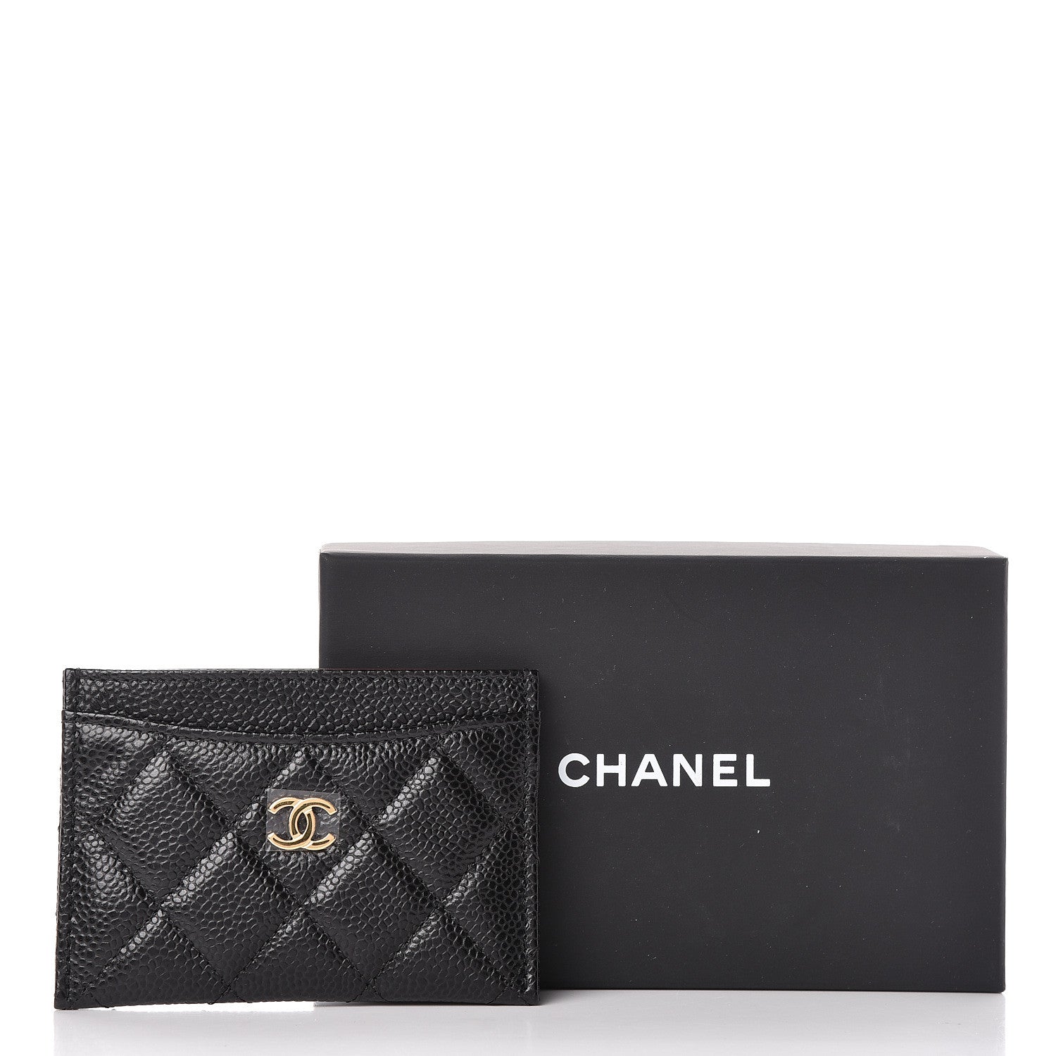 Chanel Caviar Quilted Card Holder Black 9 of 9