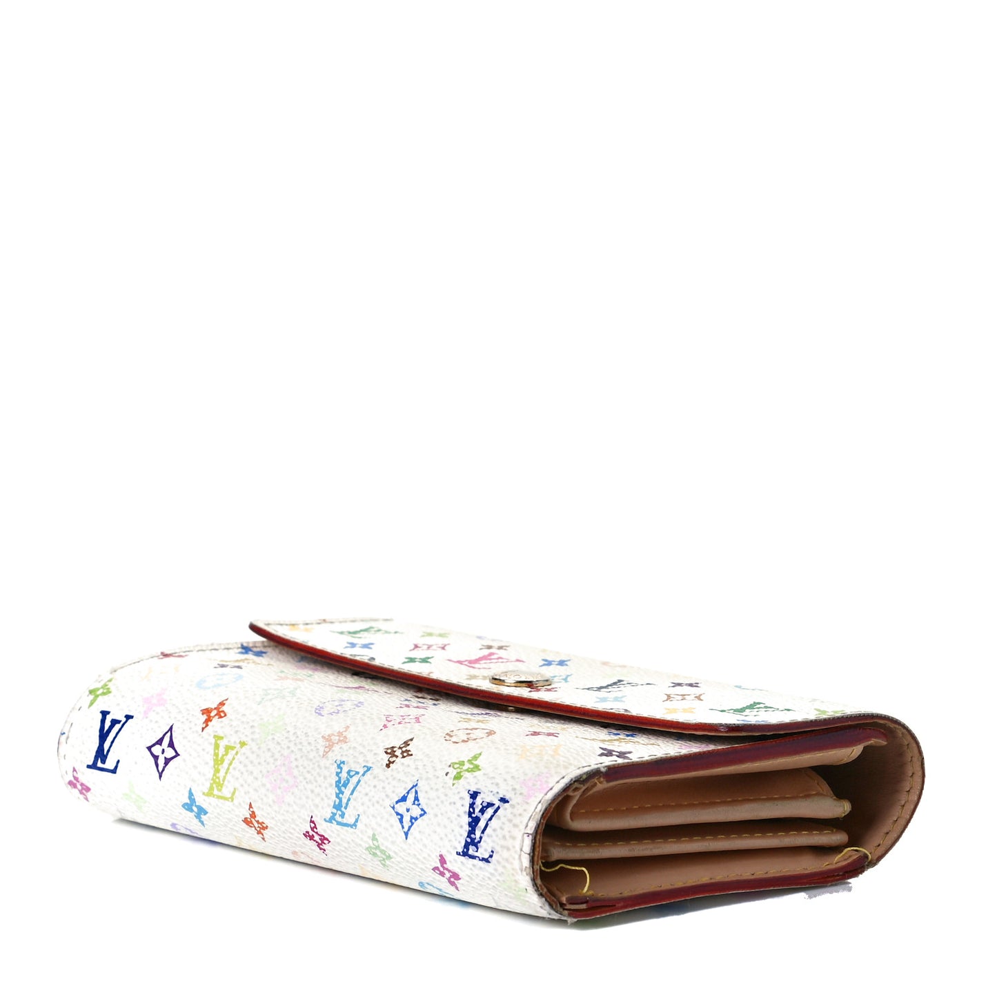 Monogram Multicolor Alexandra Wallet White