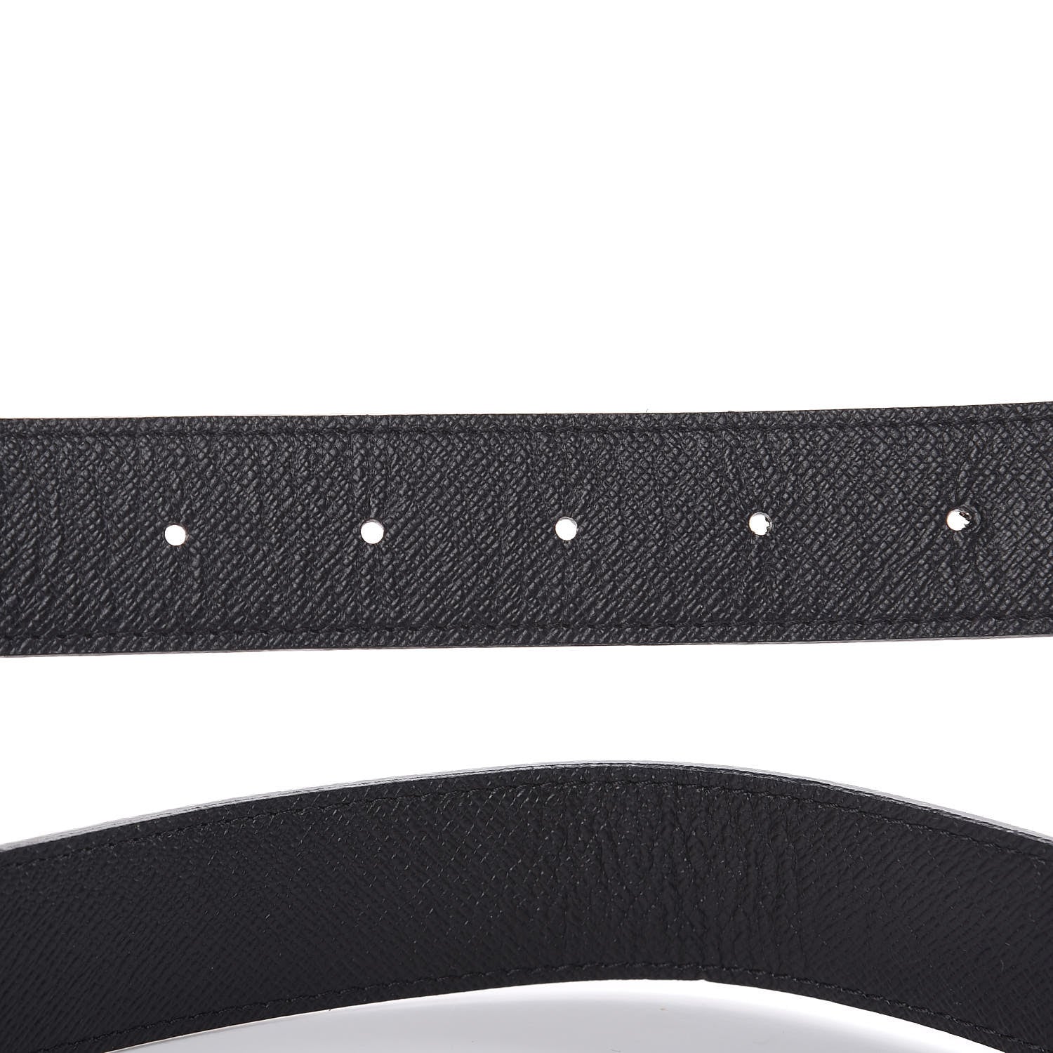Louis Vuitton Calfskin Monogram 30mm LV Initiales Reversible Belt 85 34 Black 4 of 7