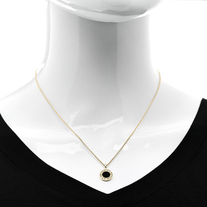 Bulgari 18K Yellow Gold Black Onyx BVLGARI BVLGARI Pendant Necklace 2 of 8