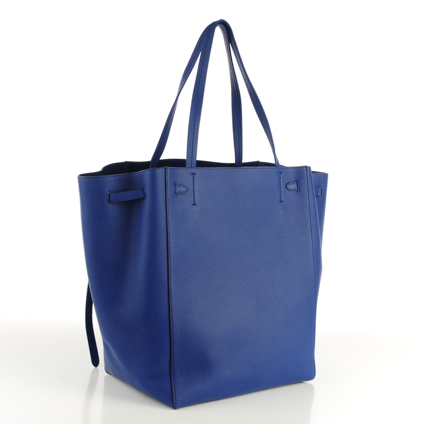 Soft Grained Calfskin Small Cabas Phantom Indigo