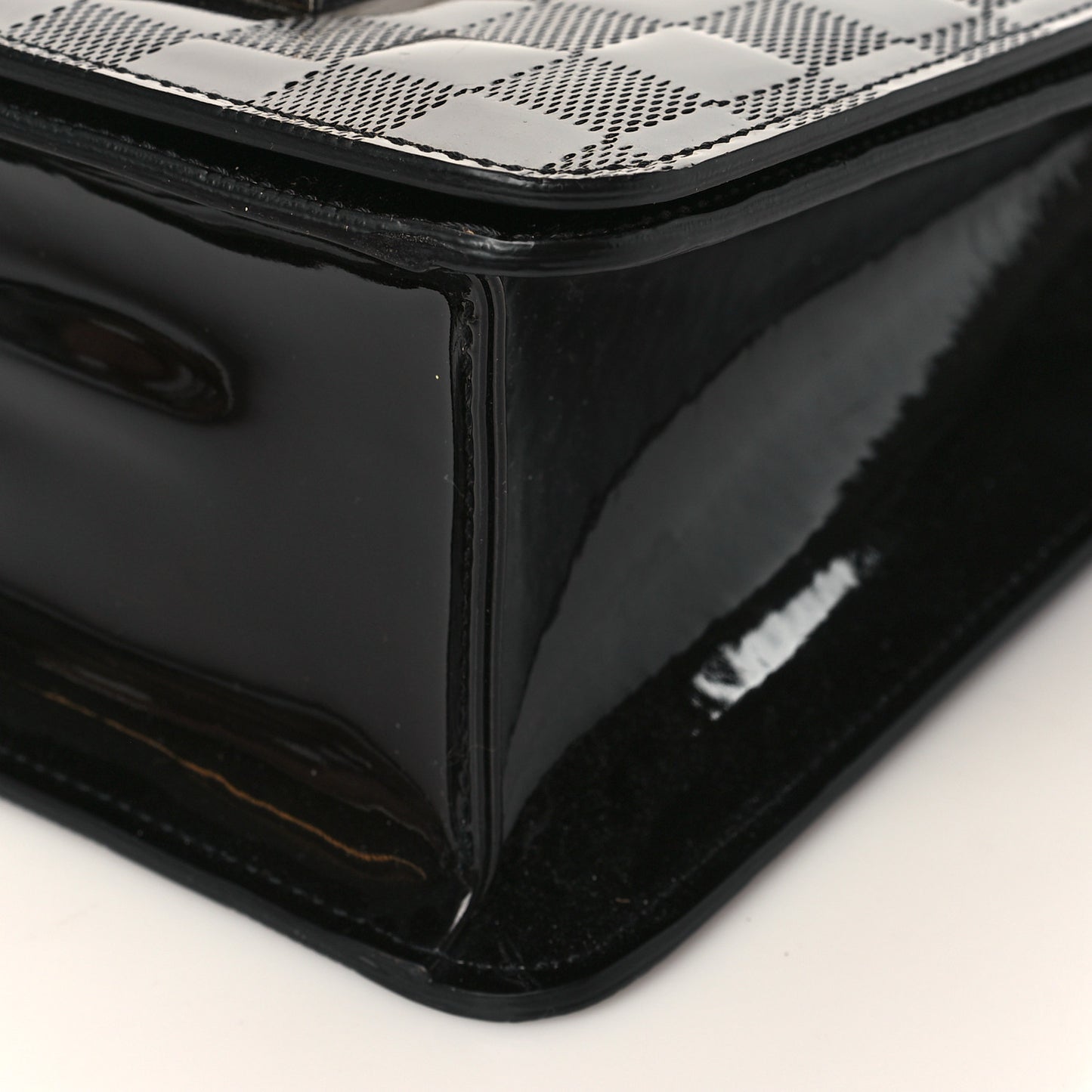 Damier Vernis Club Bag Black