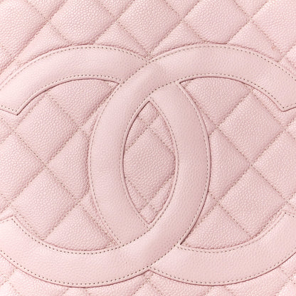 Chanel Caviar Quilted Medallion Tote Light Pink 9 of 13