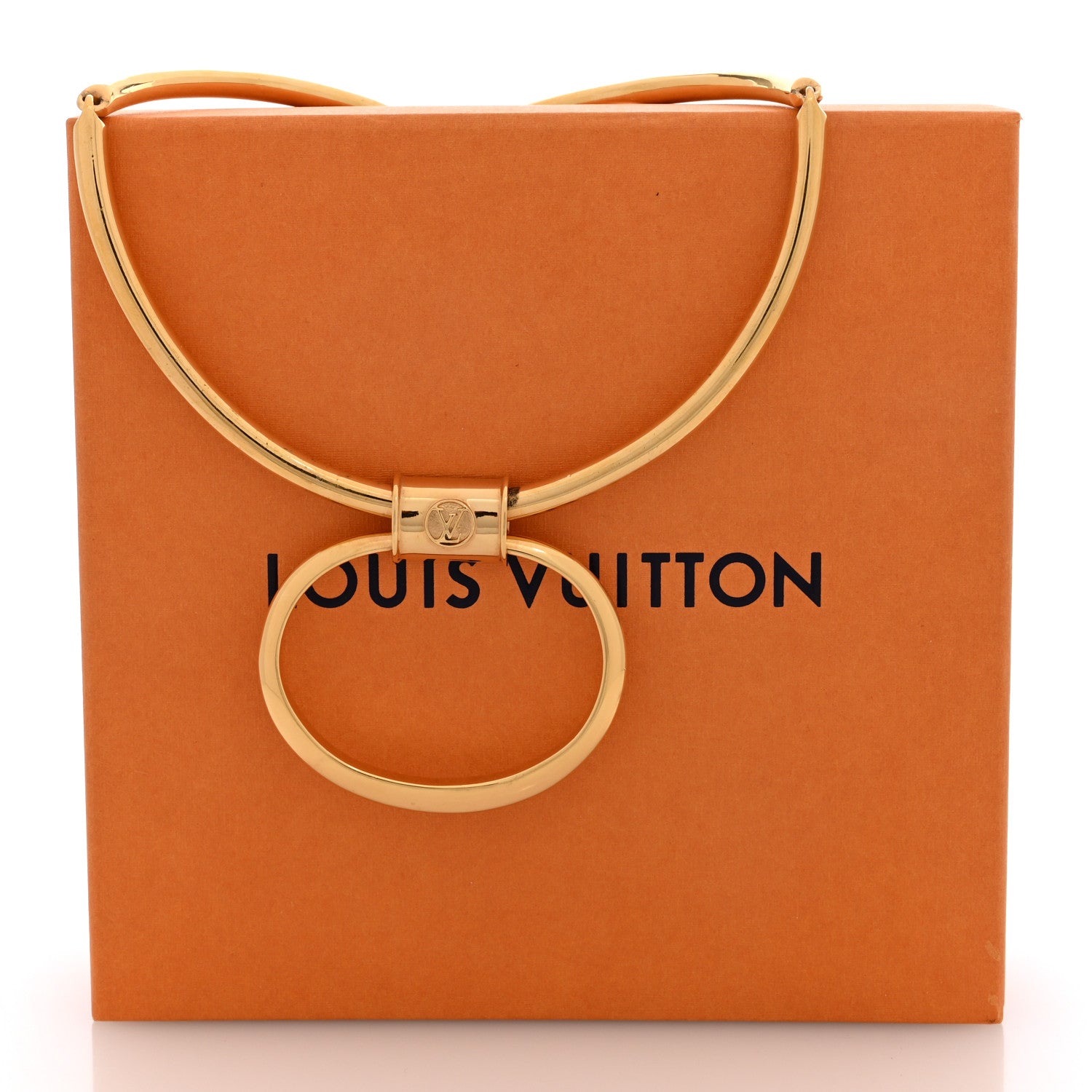Louis Vuitton Metal Pure Choker Necklace Gold 6 of 6