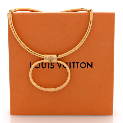 Louis Vuitton Metal Pure Choker Necklace Gold 6 of 6