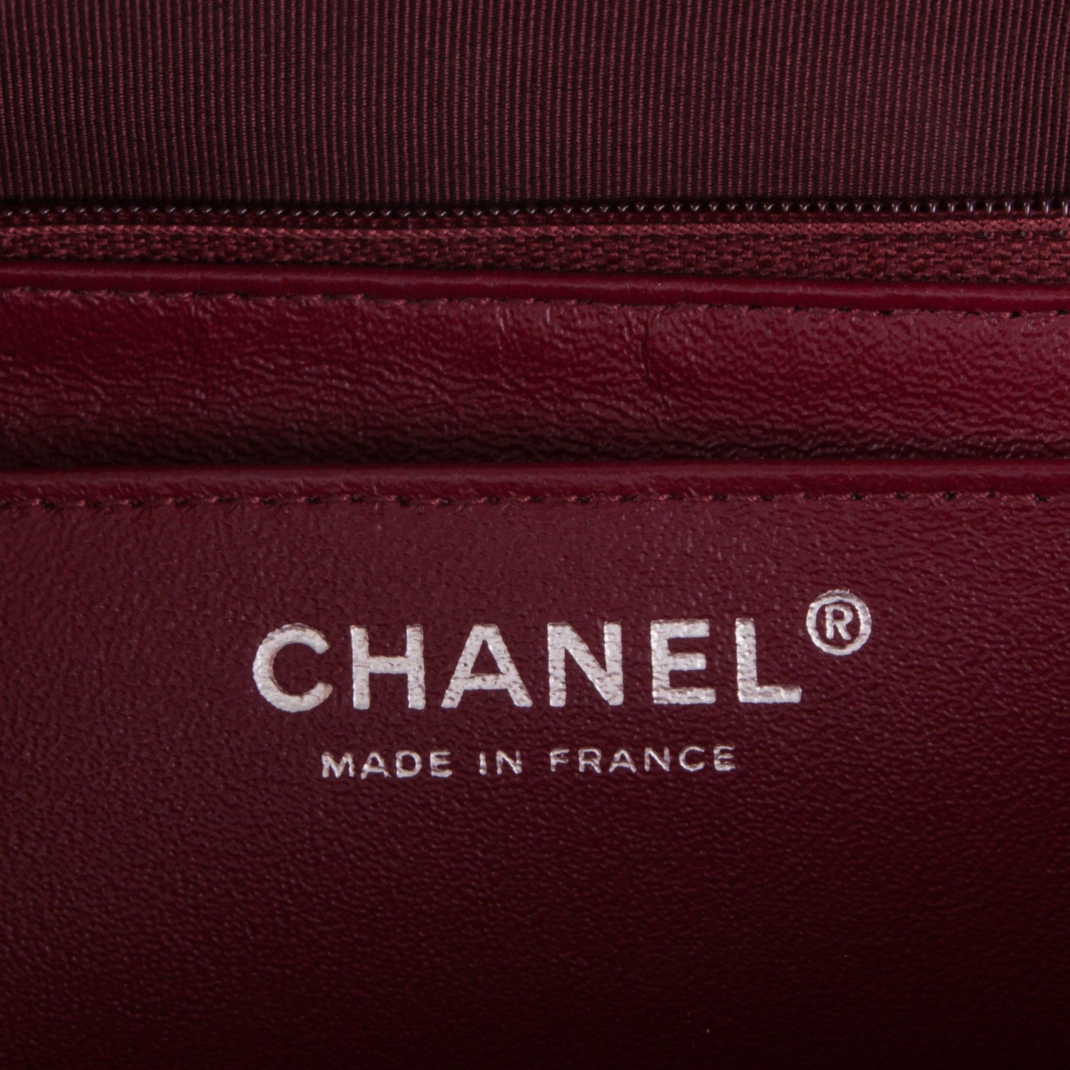 Chanel Caviar Maxi Single Flap Dark Red 7 of 8