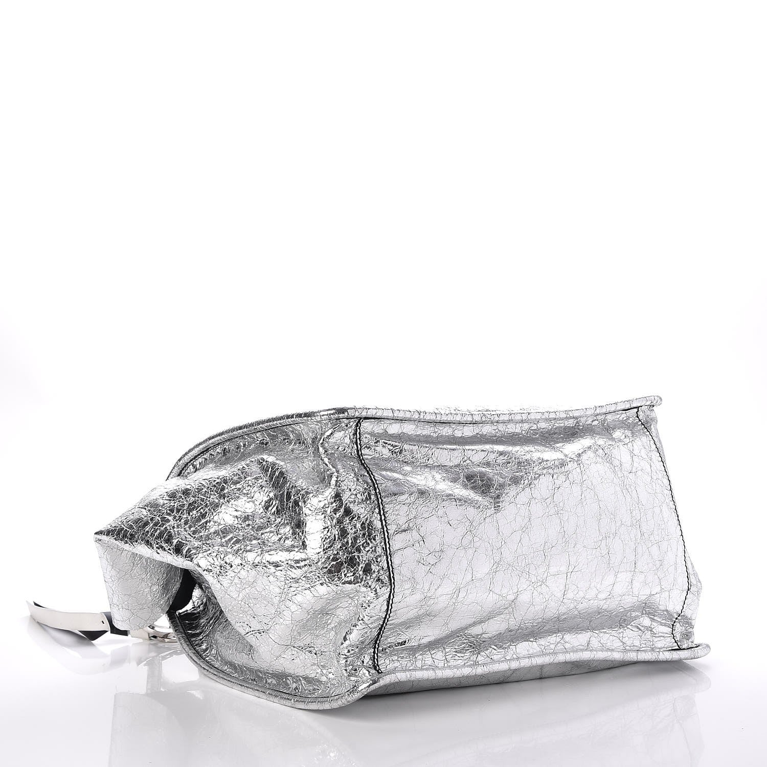 Proenza Schouler Metallic Calfskin Extra Large Tote Silver 4 of 8