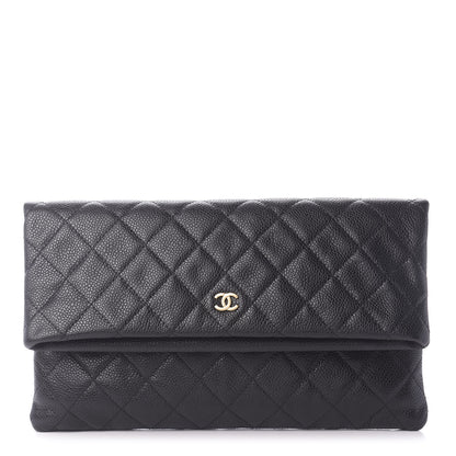 Chanel Caviar Quilted CC Beauty Clutch Black 1 of 11