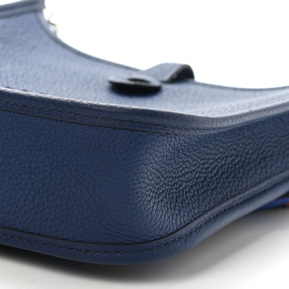 Hermes Taurillon Clemence Flipperball Sangle Evelyne TPM Bleu Saphir Black Bleu Saphir 10 of 11