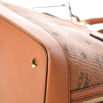 MCM Visetos Heritage Bowler Bag Cognac 9 of 14