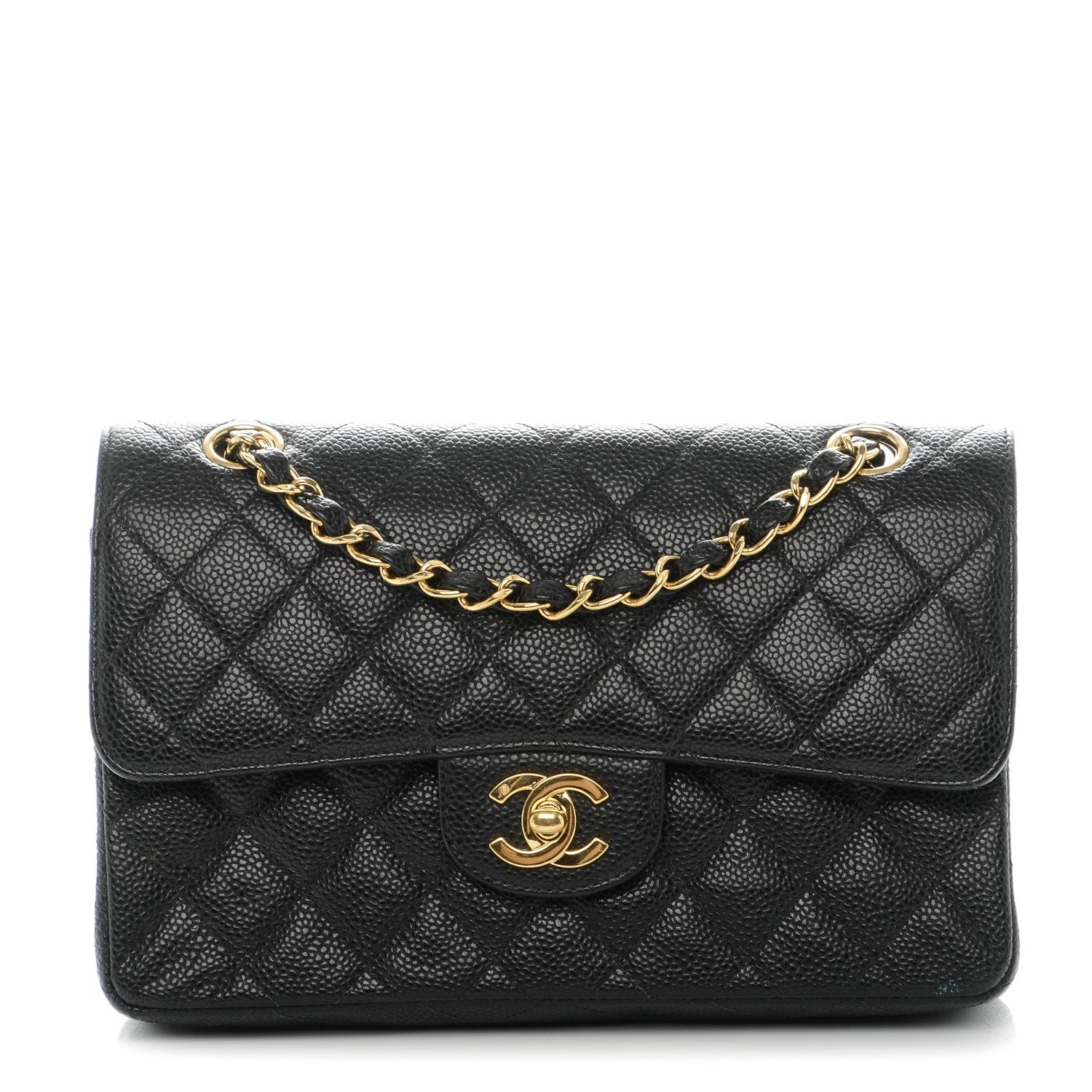 Chanel Caviar Quilted Small Double Flap Black 1 of 9