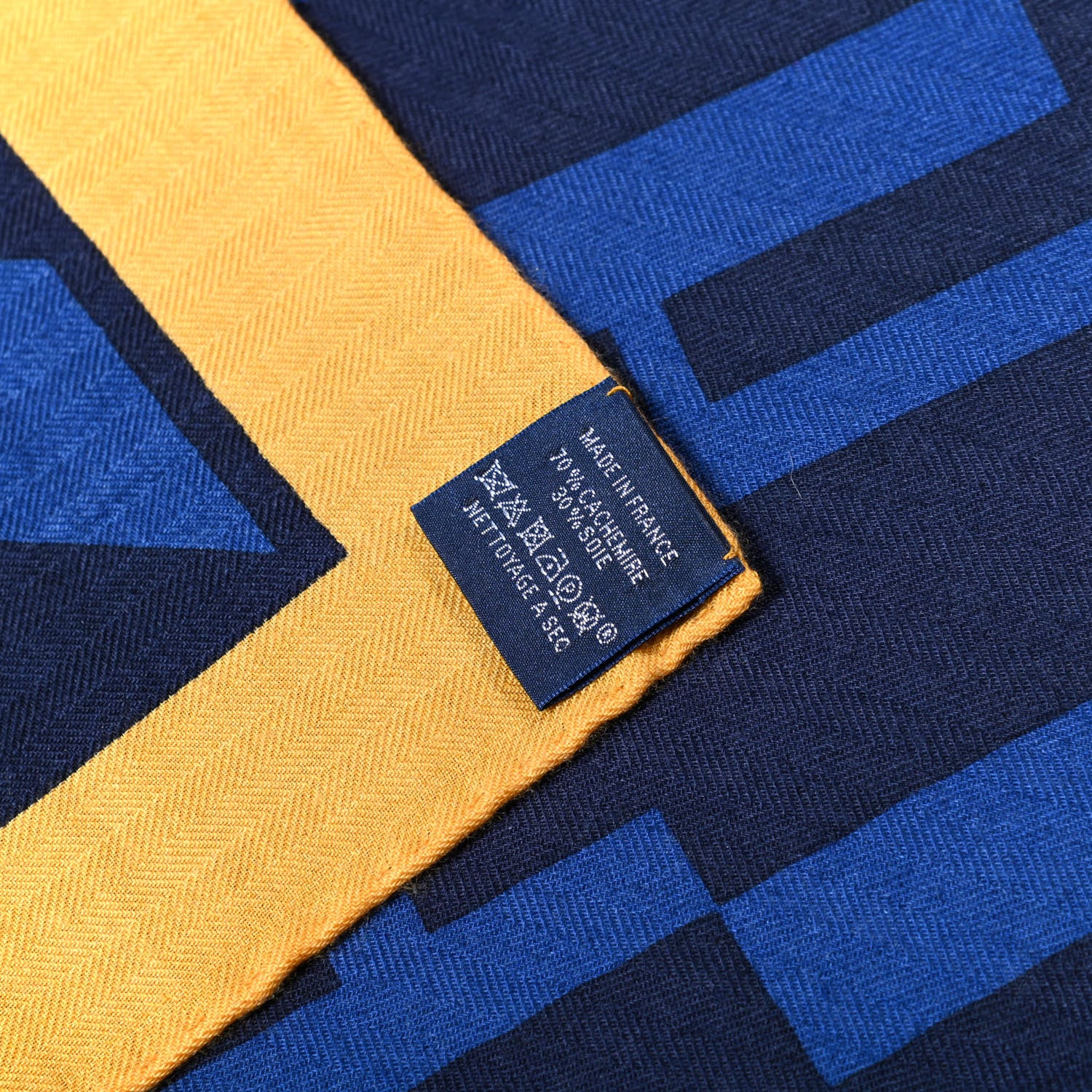 Hermes Cashmere Silk Op'H Shawl 140 2 of 6